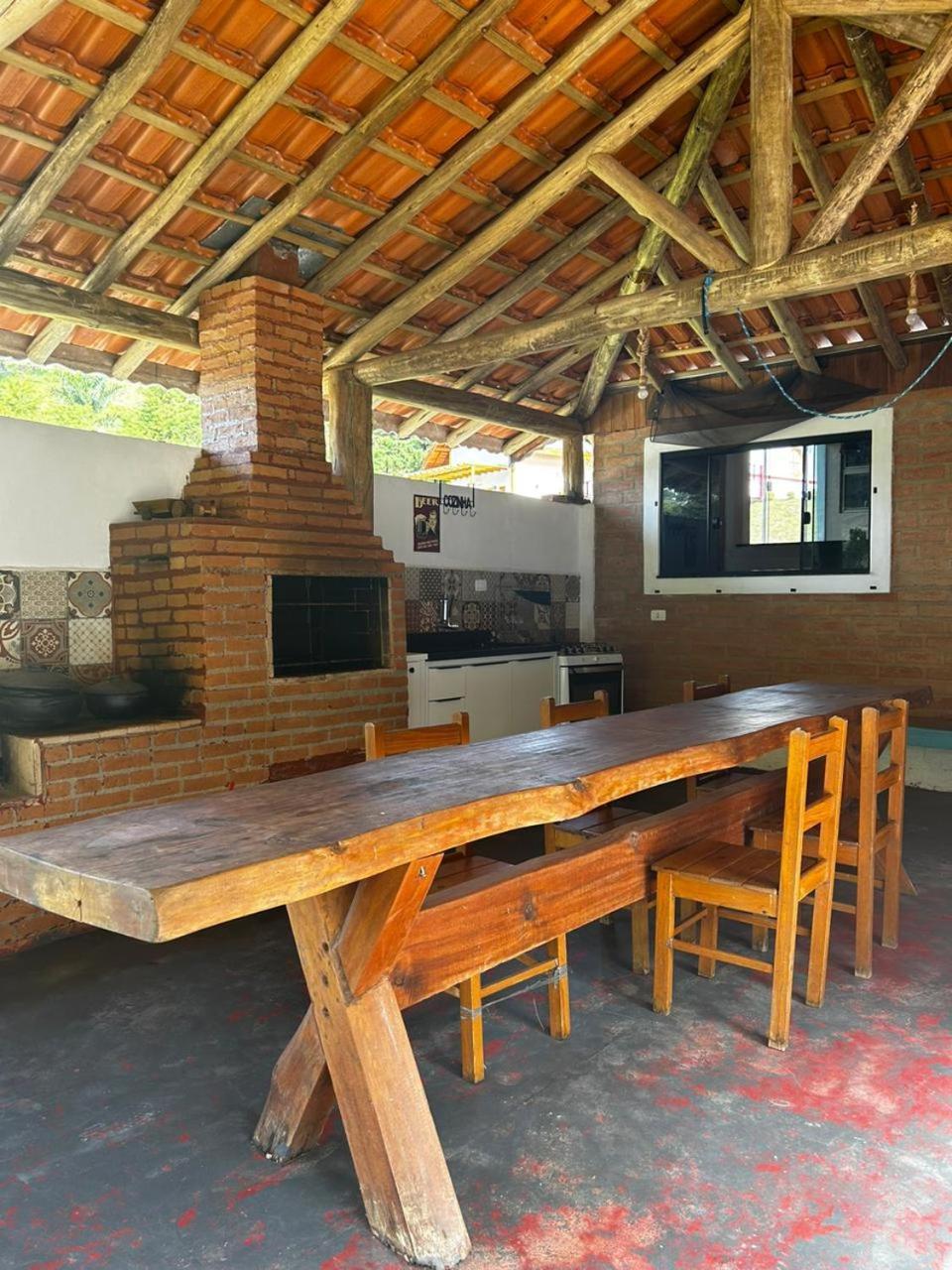 Cantinho Na Roca Com Piscina Santo Antônio do Pinhal Exterior foto